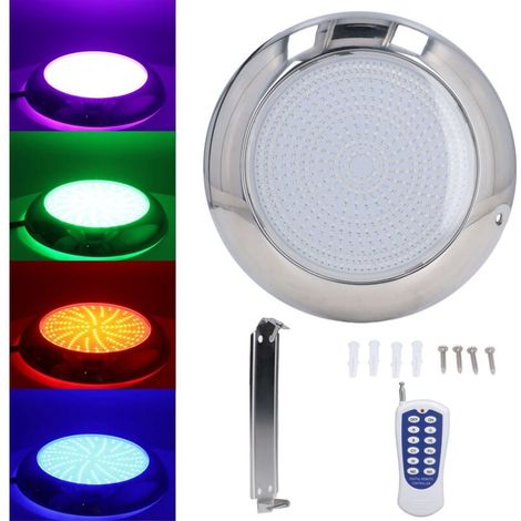Pond Light, 35W Corrosion-Resistant IP68 Waterproof RGBW High-Brightness Swimming Pool Light with Remote Control for Garden, Landscaping and Courtyard (1/5)