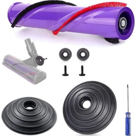 Kit de Remplacement de Brosse à Rouleau à Billes pour Tête de Moteur D'Aspirateur pour Dyson V10 SV12, pour Tête de Moteur à (1/4)