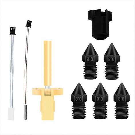 Hotend-Kit für IR3 V2, Düse aus gehärtetem Stahl, Thermistor NTC100k, Heizrohr, Halsheizblock, 3D P (1/5)