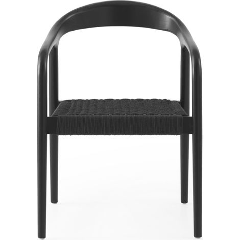 Set aus 4 Stühlen aus Eschenholz mit geflochtener Sitzfläche (1/5)