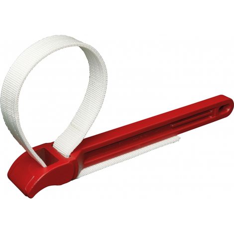 Mob Outillage – Clé à sangle nylon 110mm – Sangle interchangeable résistante – Corps forgé pour pièces chromées – Longueur 300mm