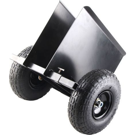 Rosvola Schwerlastwagen mit Griff und 2 x 10-Zoll-Vollgummirädern, 600 lb Tragfähigkeit für Trockenbauplatten, schwere Haushaltsgeräte und Materialtransport in jedem Gelände (1/5)