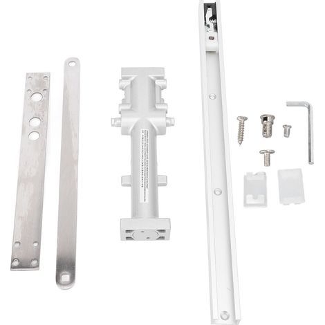 Ferme-porte automatique en alliage d'aluminium, vitesse réglable, ressort hydraulique pour usage commercial et résidentiel (1/5)
