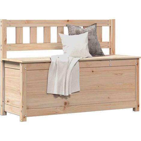 Banc - Banc de salon - Banc de table 110x41x76,5 cm Bois de pin massif BV702536 - BonneVie (1/5)