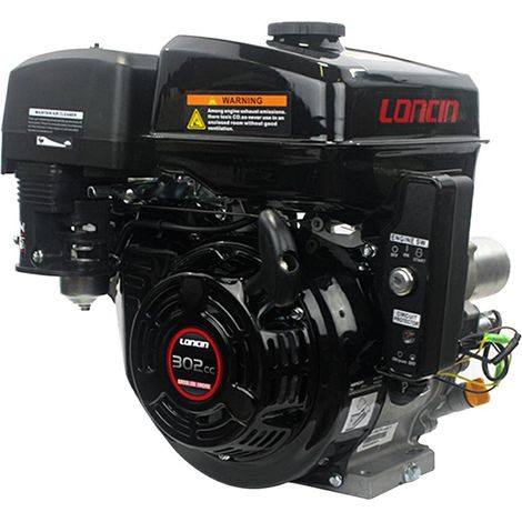 10 HP Avviamento elettrico LONCIN G300 FD T/Q Motore Albero Cilindrico 25,4 mm