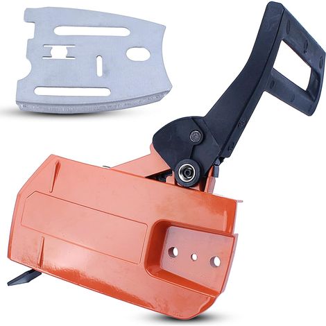 Kit de couvercle latéral de frein de chaîne, poignée, barre de protection, plaque compatible avec tronçonneuse Husqvarna 61 66 266 268 272 (1/5)