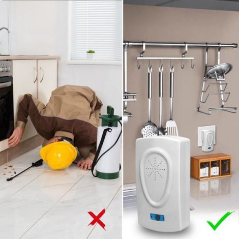 Ultrasons Souris Cafard Pest Repeller Dispositif Insecte Rats Araignées Anti Moustique Tueur Ravageur (1/4)