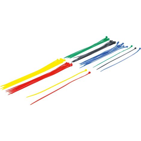 Assortimento fascette per cavi colorate 4,8 x 300 mm 50 pz. (1/3)