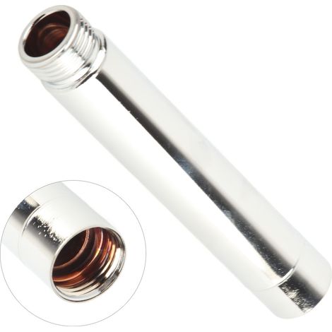 Tube de Douche Extension Rond 4inch en Acier Inoxydable avec Chrome Plating pour Accessoire Salle de Bain (1/5)