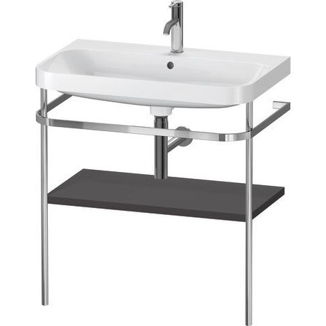 DURAVIT HP4837O8080 console métallique fixation au sol avec HD.2 Plus