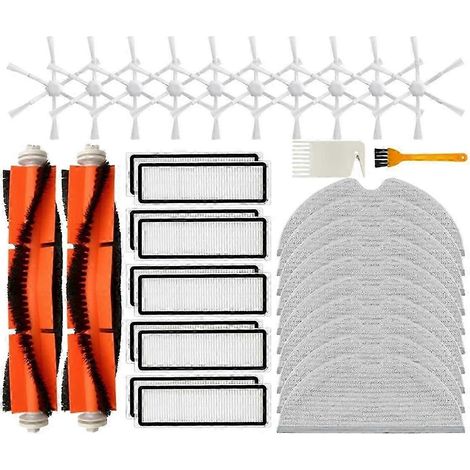 Pour aspirateur robot laveur Mi Robot Vacuum Mop 2, 1C, STYTJ03ZHM Pièce de rechange : brosse latérale principale, filtre HEPA, laveur Ra jn (1/5)