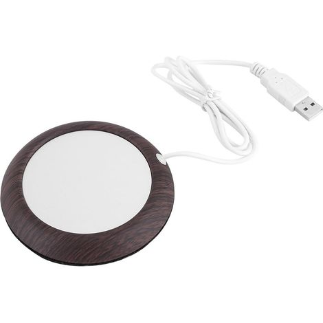 Réchauffe-Tasse USB - Chauffe-Boisson Électrique 18 W - Pour Café Thé Infusion - Température Réglée à 70 °C - Compatible avec Tasses en Céramique Verre Acier Inoxydable - 1 Pièce (1/5)