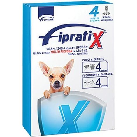 Formevet Dog Fipratix 1,5-4 Kg - Formevet Dog Fipratix 1,5-4 Kg - Confezione Da 4 Pipette (1/4)