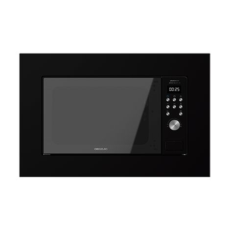 Cecotec Einbau-Mikrowellen mit Teller GrandHeat 2000 Built-in Black