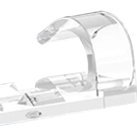 20 Pces Petits Clips Câbles Transparents Adhésifs Fixation Murale Organisateur Fils Porte-Cordon Autocollant Gestion Câbles (1/5)