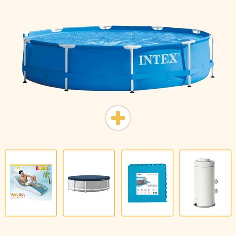 Intex Piscine Tubulaire Ronde - 366x76 cm - 5-pièces S137 (1/5)