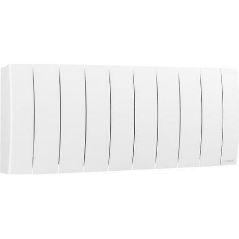 Radiador eléctrico conectado a inercia Bilbao 3 Blanco horizontal H.590 mm x l.1070 mm - 1500W (1/2)