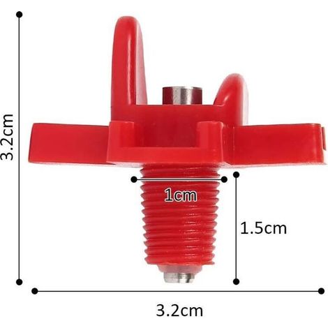 Set di 12 abbeveratoi per pollame, con beccuccio orizzontale automatico e distributore d'acqua a bassa pressione per pollame, polli, anatre e pulcini. (1/4)
