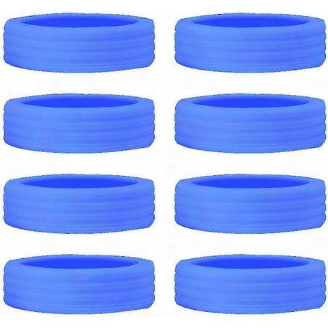 8 Roues de Valise Protecteurs en Silicone Uni Antidérapants Réducteurs de Bruit et Amortisseurs pour Chariots à Bagages, Anti-Rayures, Lot Multicolore (1/5)