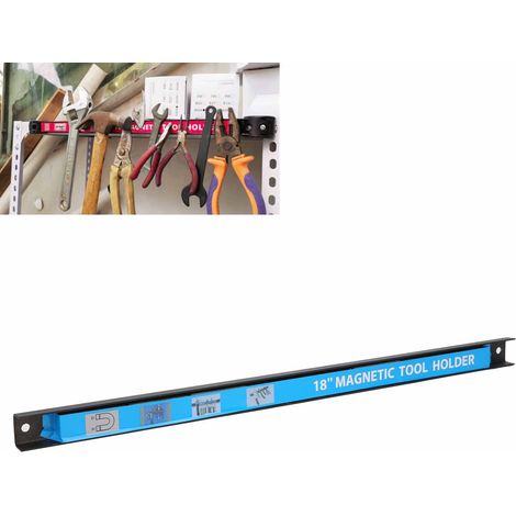 Organisateur d'outils magnétique robuste de 18 pouces avec bandes magnétiques (1/5)