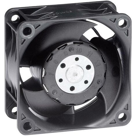 EBM Papst 612 J/2H Ventilateur axial 12 V/DC 70 m³/h (L x l x H) 60 x 60 x 32 mm S87607 (1/2)