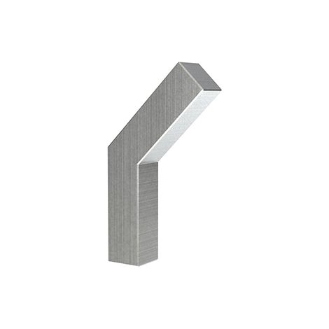 Patère aluminium - Décor : Alu satiné - ITAR (1/3)