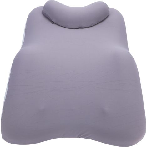 Oreiller de lecture pour lit, soutien du dos, multifonctionnel, assis, couché, mousse à mémoire de forme, ventre, lombaire, gris (1/5)