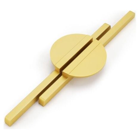 Lot de 2 Poignee de Meuble Cuisine Entraxe 160mm Poignée Meuble Or Poignée Meuble Cuisine Demi-cercle Poignées Cuisine Poignee de Porte Or Poignée Tiroir (1/5)