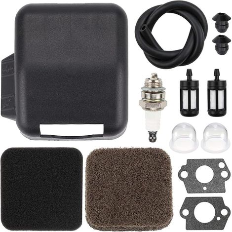 Filtro de aire ZAMDOE con tapa para desbrozadora Stihl FS75 FS80 FS85 FS85T KM80 KM85 KM85R BG75 FC75 FC85 HL75 SP80 SP85 HT70 FS80R FS85RX HS75 HS80 HS85 FR85T FR85, reemplaza la pieza 4137 141 0500. (1/5)
