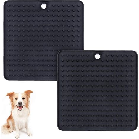 Tapis pour chien étanche en 2 pièces, parfait pour nourrir du yao (1/5)
