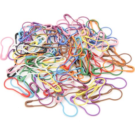 Safety Pins Household for Crafting Sewing Garment Fastening Finishing Quilts Jewelry Making100pcs Color Calabash Shape (1/5)
