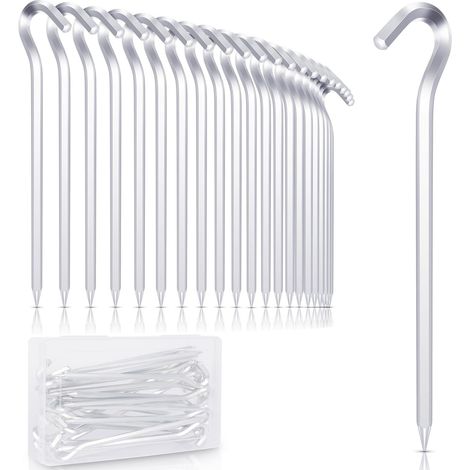 24 picchetti per tenda in alluminio da 18 cm/7 pollici (1/5)
