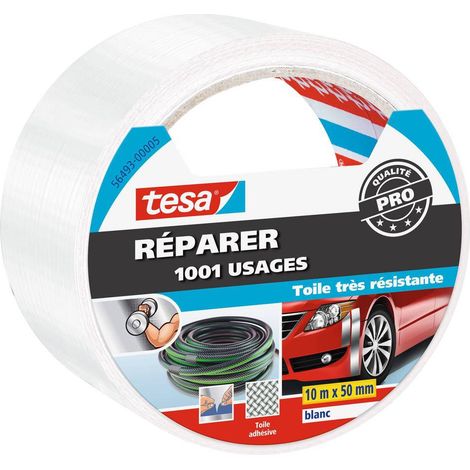 Reparieren 1001 Verwendungen - Gewebt 10mx50mm Weiß - Tesa