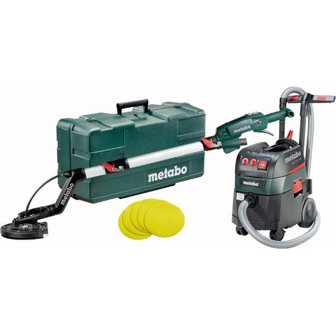 Lijadora manual LSV 5-225 Comfort Set + aspiradora ASR 35 L ACP + 25 abrasivos METABO - 690886000