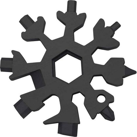 Snowflake Multitool, Clé à vis, Multitool 18 en 1 flocon de neige (1/5)