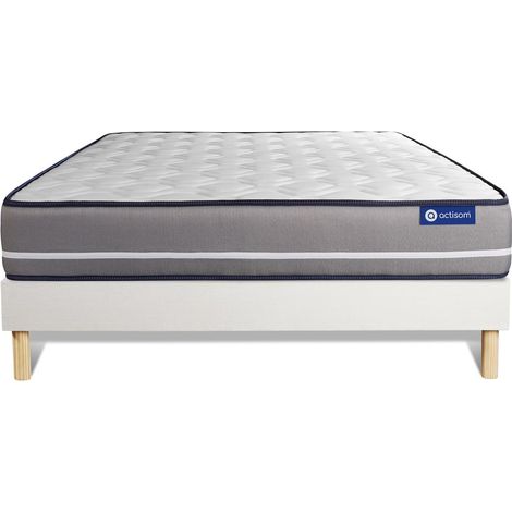 Ensemble Matelas Sommier 120x190 cm - Actimemo Pur (1/5)