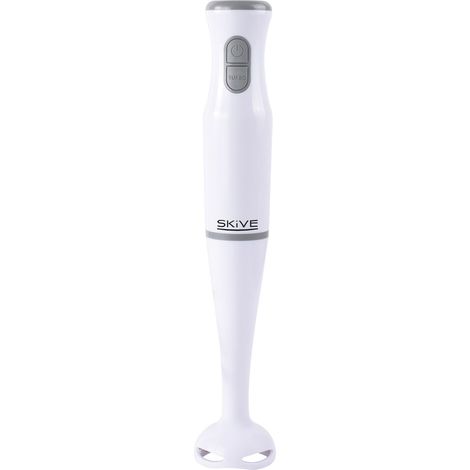 Stabmixer Mixstab Pürierstab Handmixer Zerkleinerer Edelstahlmesser - weiß