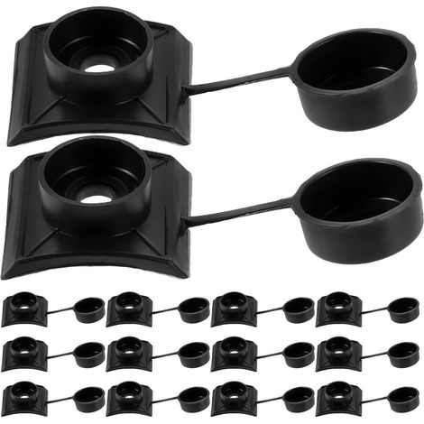 Lot de 200 vis filetées perceuses avec capuchons robustes pour la fixation de carrelage et la réparation de toiture - Convient pour la tôle ondulée et la rénovation de toiture en acier (1/5)