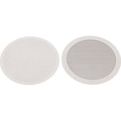 Filtre rond café inox 2.4 pouces réutilisable pour cafetière French press maille métallique de rechange lot de 2 sans papier (1/5)