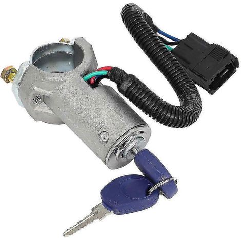Compatible avec les cylindres de serrure de contacteur d'allumage des voitures Iveco Daily 2006-2010, avec 2 clés. (1/5)