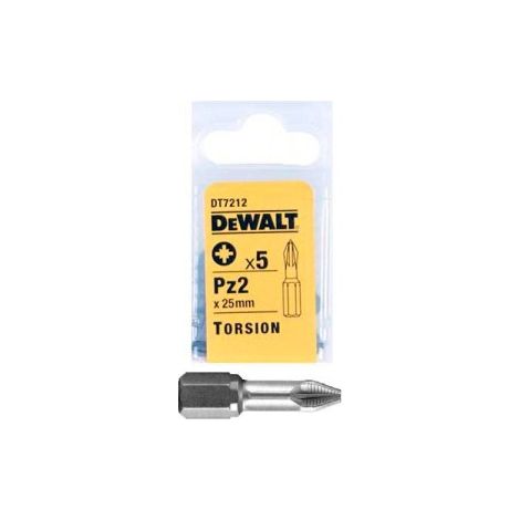 Peu de tournevis DeWalt DT7212 PZ2 5 unités