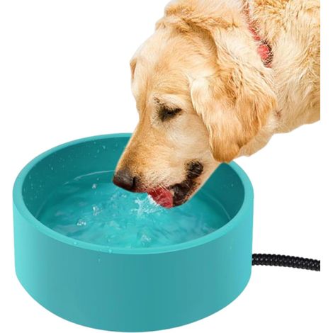 Wassernapf Für Katze - 3,2 L Stoßfester Beheizter Trinknapf Für Haustiere -Thermoschale - Für Kleine Und Große Hunde Sowie Welpen Für Den Innen- Und Außenbereich Garten Terrass (1/5)