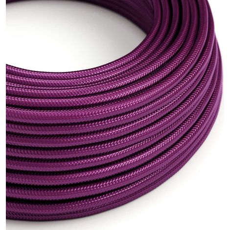 Corda elettrica in tessuto Ultraviolet - L'Originale Creative Cables, per lampade colorate - RM35 - 1 metro