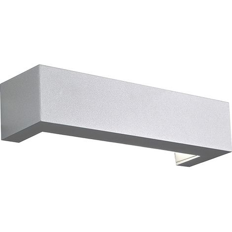 Flint Led Applique 9W 3000K Ip65 - Structure Grise En Aluminium Moulé Sous Pression - Éclairage Extérieur Ligne Flint - Groupe Rossini (1/2)