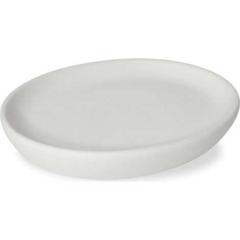 Porta sapone da appoggio bianco piattino mod. Chloe (1/3)