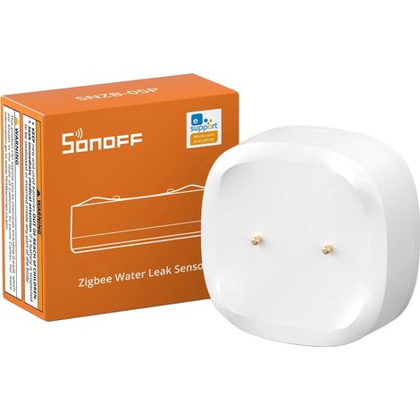 Sensor de fugas de agua, alertas en tiempo real, compatibilidad con hogares inteligentes, SNZB-05P (1/2)