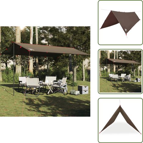 vidaXL Tarp Braun 506x306 cm Wasserdicht (1/5)