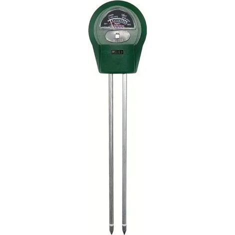 Crezuo 3-in-1 Hochpräzisions-Bodenfeuchtemesser, pH-Meter, pH-Wert-Messung, für Zimmerpflanzen und Blumen