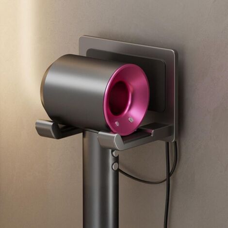 Selbstklebende Wandhalterung für Dyson Haartrockner, kein Bohren erforderlich, Badezimmerhaken. (1/4)