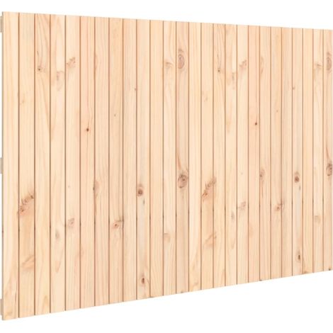 Testiera per dormire accessorio per camera da letto mobile da parete stile pallet 166 x 3 x 110 cm in legno di pino massiccio TDL0202766